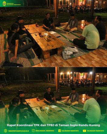 Rapat Koordinasi TPK dan TPBJ di Taman Joglo Randu Kuning