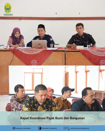 Rapat Koordinasi Pajak Bumi dan Bangunan