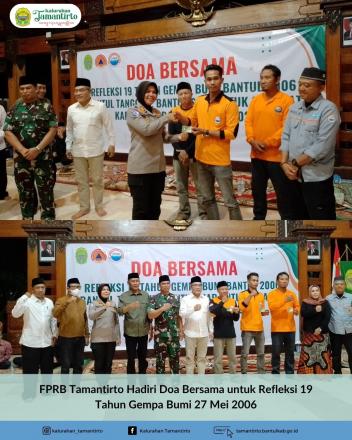 FPRB Tamantirto Hadiri Doa Bersama untuk Refleksi 19 Tahun Gempa Bumi 27 Mei 2006
