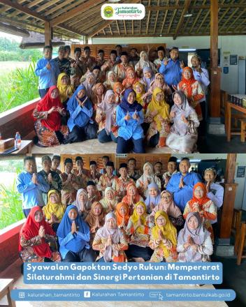 Syawalan Gapoktan Sedyo Rukun: Mempererat Silaturahmi dan Sinergi Pertanian di Tamantirto