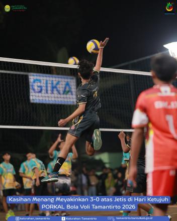 Kasihan Menang Meyakinkan 3-0 atas Jetis di Hari Ketujuh PORKAL Bola Voli Tamantirto 2026